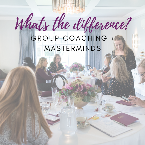 What is the difference between group coaching and a mastermind